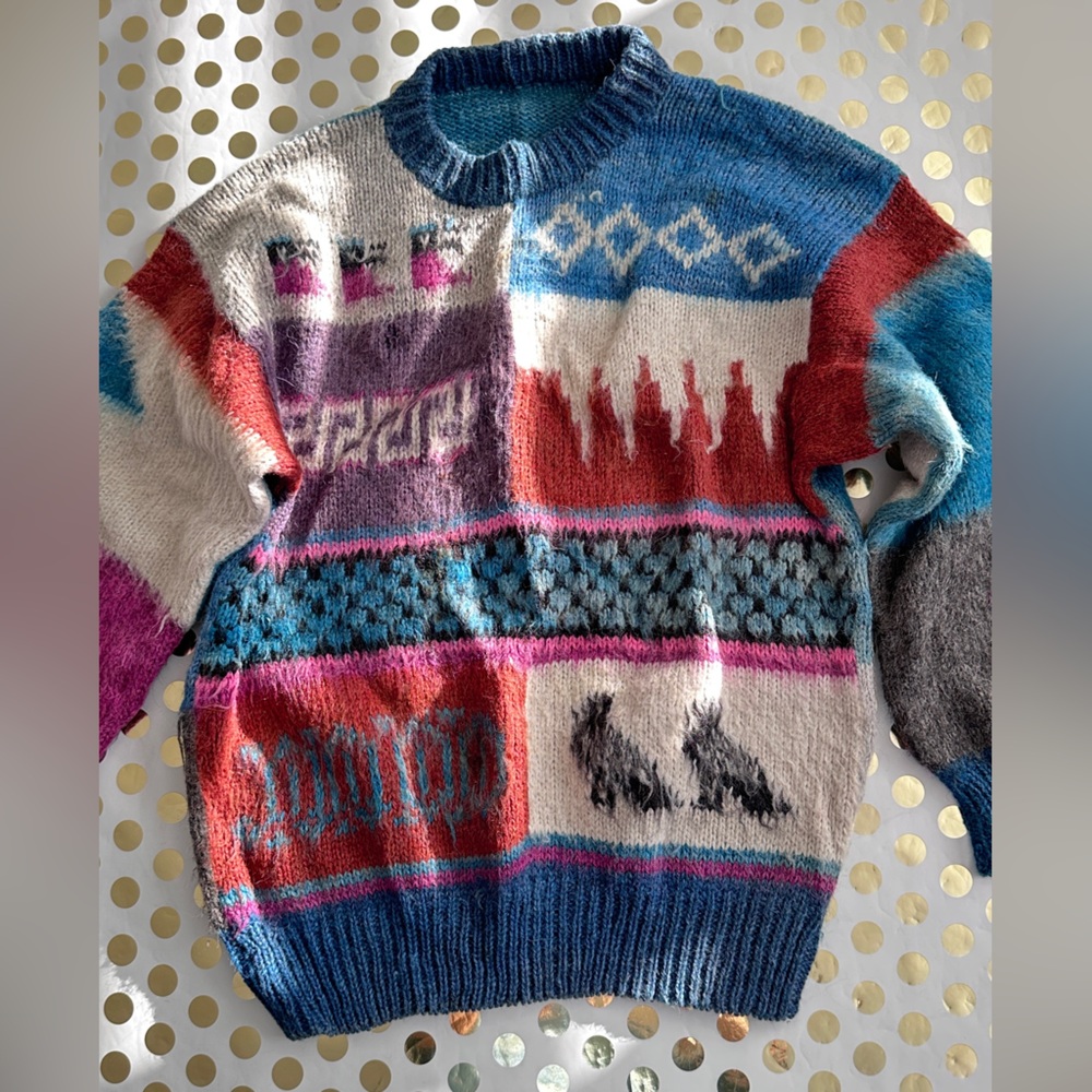 Colorful wool Patterned Sweater